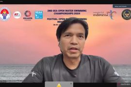 Akuatik Indonesia kampanyekan renang di Jimbaran