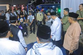 Kepulangan jamaah haji Kota Tangerang lalui asrama haji Banten