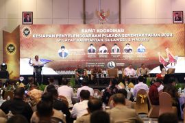 Sulsel tuan rumah Rakor Kesiapan Pilkada 2024 wilayah Kalimantan, Sulawesi, Maluku