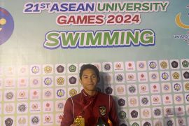 Farrel Armandio Tangkas dulang emas ASEAN University Games 2024