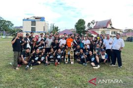 PDAM Balangan kandaskan Bank Kalsel pada final Bupati Cup dengan skor 1-0