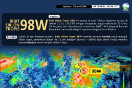 BMKG imbau warga Sulteng waspada cuaca ekstrem tujuh hari ke depan