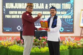 Kemenkumham Aceh pelajari pembangunan zona integritas di Banten
