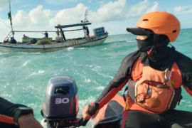 Tim gabungan sisir sisi barat lokasi perahu tenggelam di Sumenep