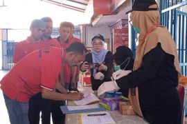 749 Napi Rutan Kendari jalani tes urine deteksi penggunaan narkotika