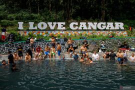 Banjir di jalur wisata Kota Batu Jawa Timur