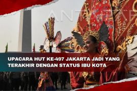 Upacara HUT ke-497 Jakarta jadi yang terakhir dengan status ibu kota
