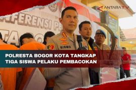 Polresta Bigor Kota tangkap tiga siswa pelaku pembacokan