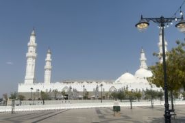 Suasana Masjid Quba usai pelaksanaan haji