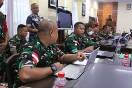 Kodim 1701 Jayapura gelar gladi posko tanggap bencana alam
