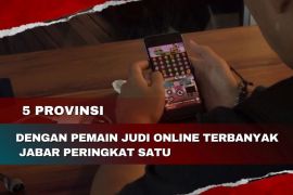 5 provinsi dengan pemain judi online terbanyak, Jabar peringkat satu
