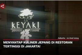 Menyantap kuliner Jepang di restoran tertinggi di Jakarta!