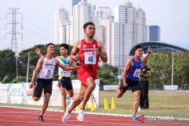Muhammad Zohri rebut emas atletik 100 meter putra AUG 2024