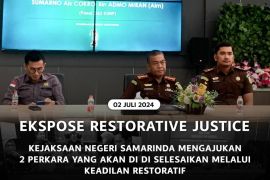 Kejari Samarinda ajukan keadilan restoratif dua perkara