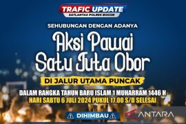 Masyarakat  diimbau hindari Jalur Wisata Puncak karena ada pawai obor