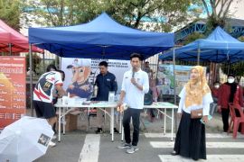 KPU Kota Tarakan Sosialisasi PSU dan Pilkada Pada Saat Hari Bebas Kendaraan