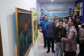 Polres Bantul gandeng seniman menggelar pameran seni rupa