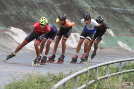 Latihan jelang Kejurprov sepatu roda