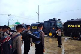 Polda Kaltara Siap Amankan PSU Pemilihan Anggota Caleg DPRD Kota Tarakan Dapil 1 Kecamatan Tarakan Tengah.