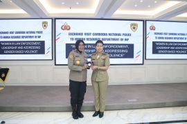 Kepolisian Kamboja belajar pemberdayaan Polwan Polri