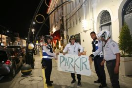 Dishub Surabaya tertibkan juru parkir liar di Kota Lama