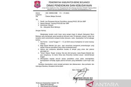 Dikbud Bone Bolango minta siswa belajar di rumah selama bencana