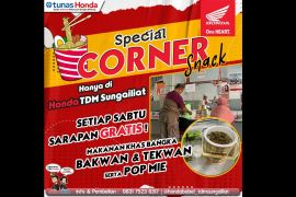 Honda Babel cabang Sungailiat sediakan sarapan gratis untuk konsumen setiap hari Sabtu
