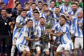 Pemain timnas Argentina puas dengan pencapaian tahun 2024