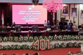 DPRD-Pemkot gelar paripurna HUT ke-401 Kota Manado