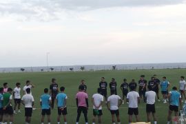 Bali United latihan teknik dan taktik jelang Piala Presiden