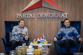 Bamsoet dan AHY diskusi  bahas evaluasi pilpres dan pileg