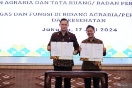 Menteri AHY teken MoU dengan Menkes dukung peningkatan kualitas kesehatan