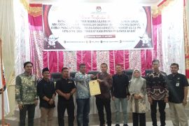 KPU: Partisipasi pemilih pada pemungutan suara ulang DPD di Pasaman Barat 36,01 persen