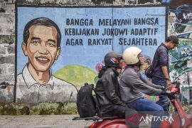 Mural dari warga untuk kinerja Pemerintah