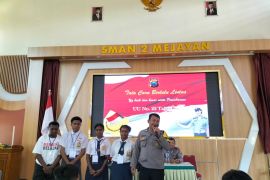 Polres Madiun sosialisasi antisipasi perundungan ke siswa saat MPLS