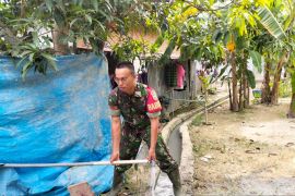 Korem Lilawangsa bangun dua sumur bor untuk layanan air bersih santri di Langsa