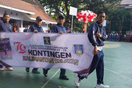 Kontingen Kemenkumham Kalsel ikuti Turnamen Tenis Hari Pengayoman ke-79