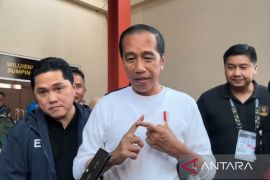 Jokowi hadiri Piala Presiden: banyak kompetisi semakin baik untuk tim