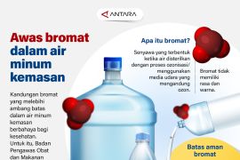 Awas bromat dalam air minum kemasan