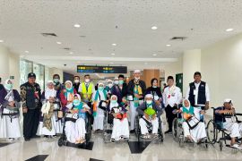 Jamaah haji kloter terakhir Jawa Barat telah tiba di Kabupaten Bandung