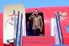 Dari Surabaya, Presiden Jokowi lanjutkan kunjungan kerja ke Papua