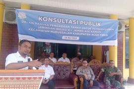 Pemkab Aceh Timur bebaskan tanah warga untuk bangun irigasi