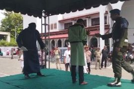 Kejari Pidie eksekusi cambuk sembilan pelanggar syariat Islam, dua orang 100 kali
