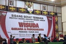 IAKN Ambon wisuda 111 sarjana periode I 2024, lima orang raih gelar doktor