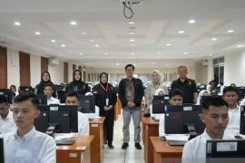 Kanwil Kemenkumham Sumsel  tes SKD 1.031 catar Poltekip dan Poltekim