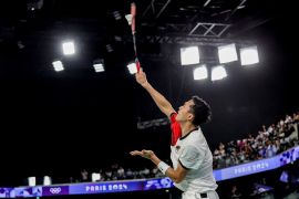 Jonatan Christie menangi laga pertama fase grup Olimpiade Paris