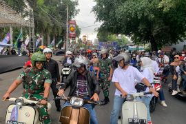 Pj Gubernur NTB dan PJ Bupati Lotim konvoi vespa meriahkan Harganas ke-31