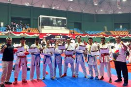 Tujuh emas dan tiga perak diraih atlet Polda Kaltara pada Kejurnas Karate Kapolri Cup 2024