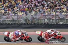 Veda Ega tembus Q2 Moto3 Prancis usai bangkit di menit akhir