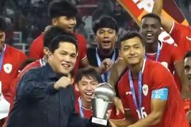 Warganet sanjung kemajuan timnas Indonesia di bawah komando Erick Thohir